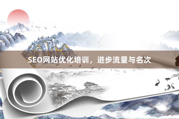 SEO网站优化培训,进步流量与名次